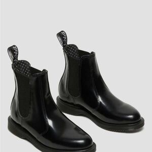 Docs Dr. Martens‎ Black Patent Leather Chelsea Boots Unisex EU 37 / USL6 / UK 6